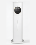 Humidificateur d'air sur pied Zyra AeroMist blanc avec écran tactile rond